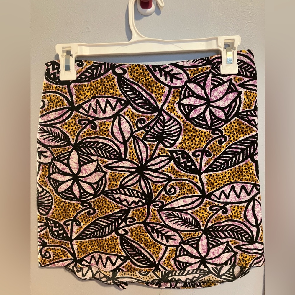 Zara Multicolor Abstract Skirt - Picture 2 of 4